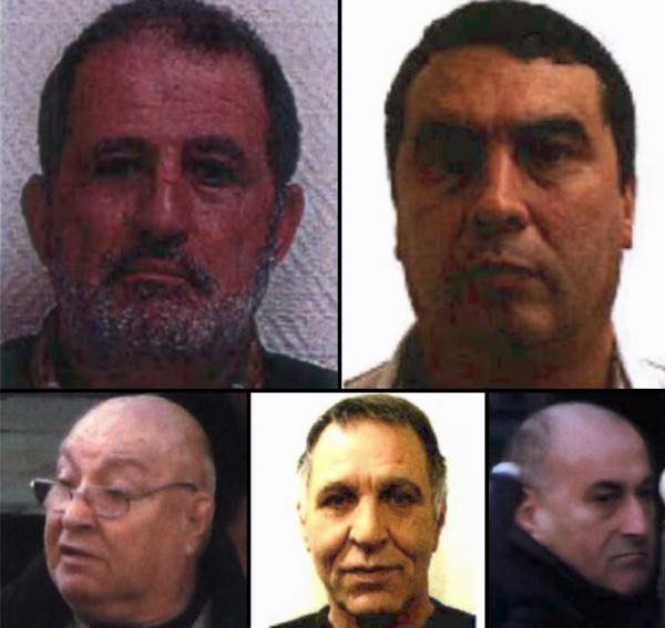 صور الجناة الخمسة