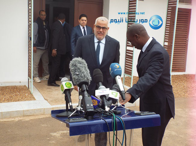 الوزير الاول المغربي لحظه تعثره