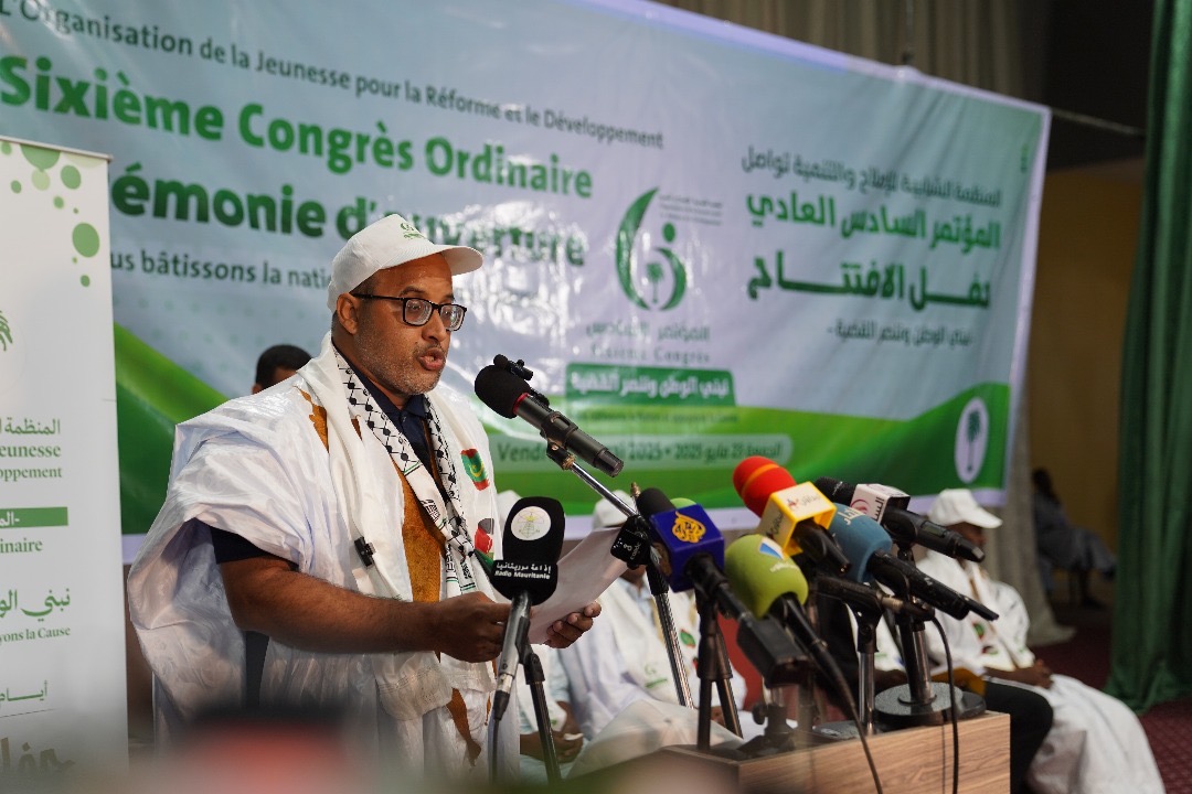رئيس المنظمة الشبابية لحزب تواصل النائب المرتضى ولد اطفيل