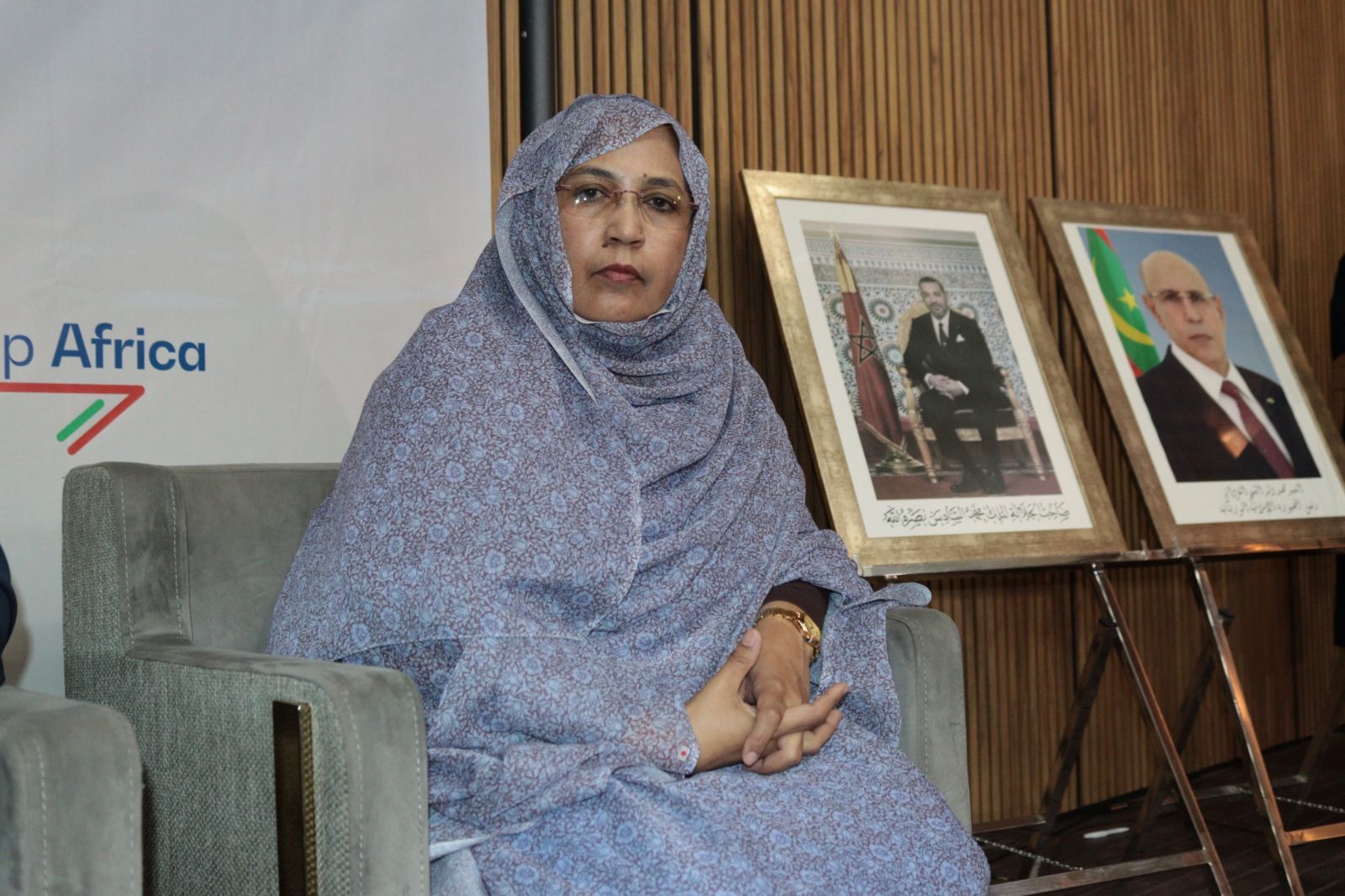 السيدة تربة منت عمار رئيسة جمعية الأطر الموريتانيين خريجي